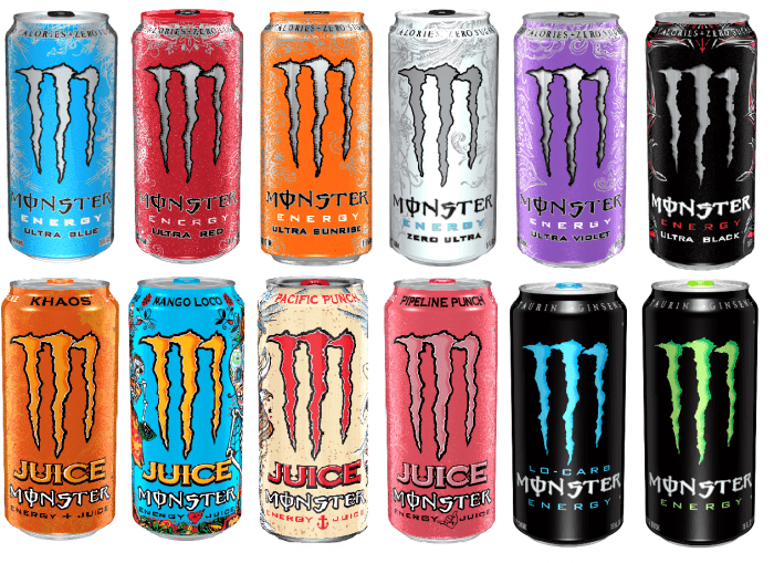 Neue Monster-Energy Drink Sorten