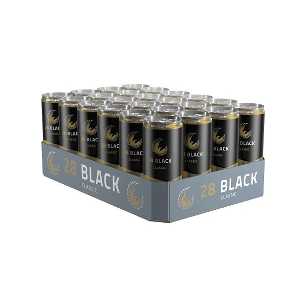 24x Black 28 Classic Energy-Drink 250ml Dose