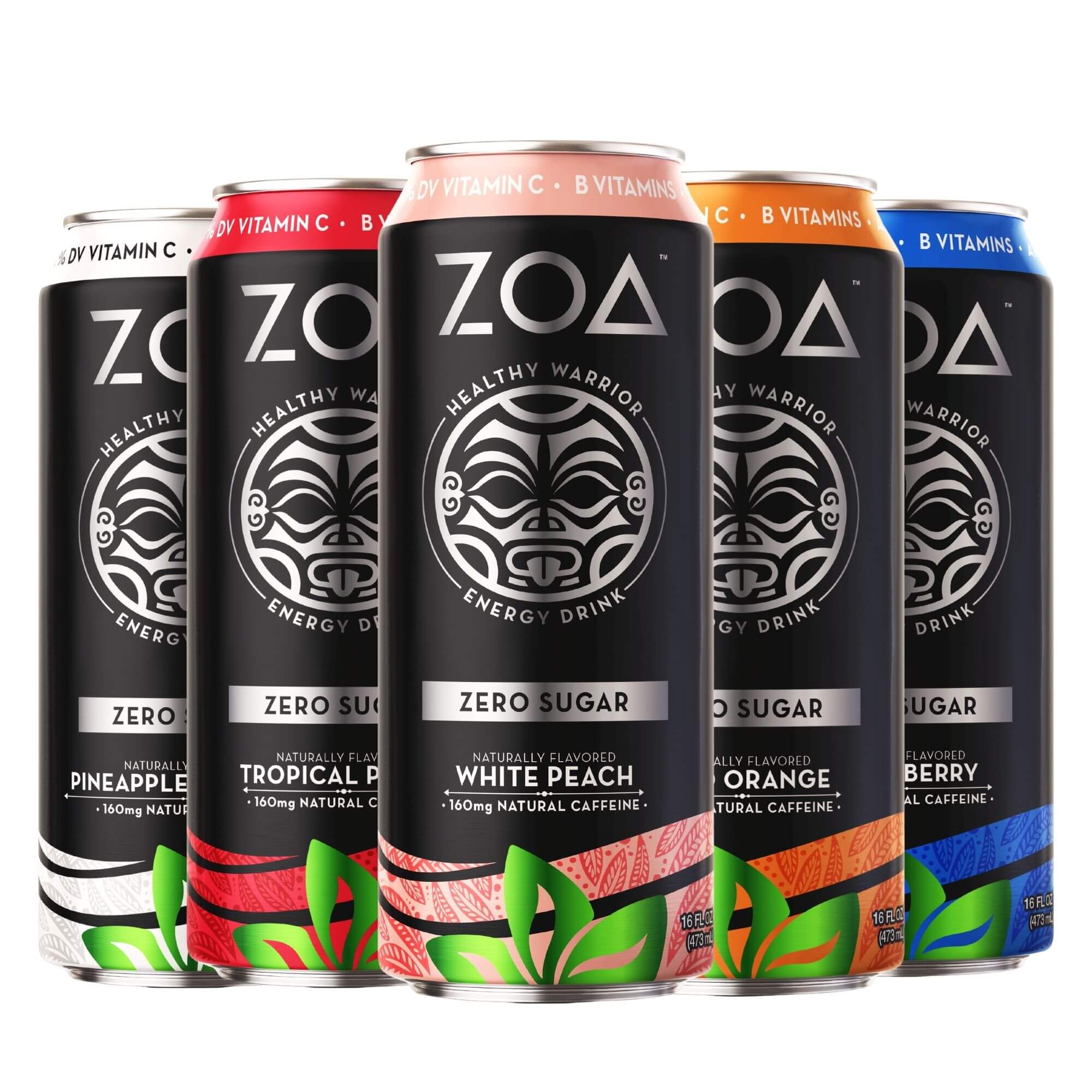 ZOA Energy Drink Geschmackssorten